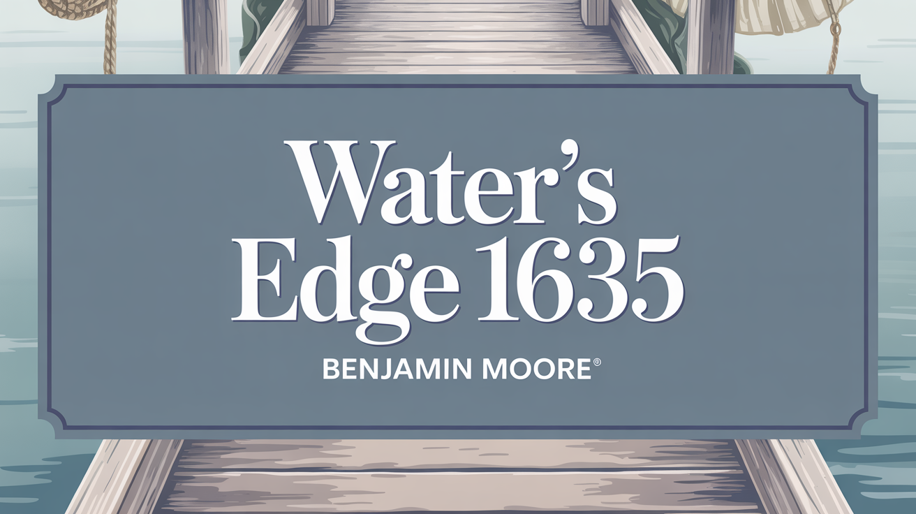 Water’s Edge 1635 by Benjamin Moore
