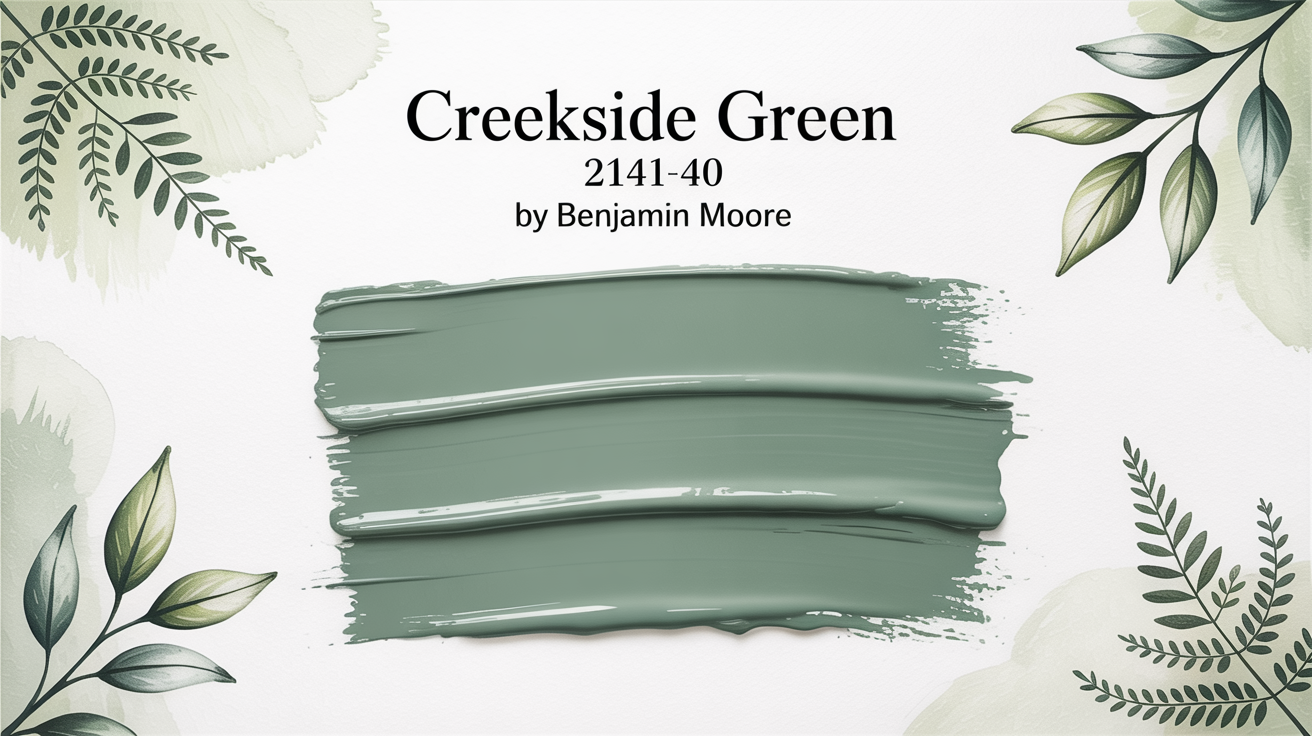 Creekside Green 2141-40 by Benjamin Moore