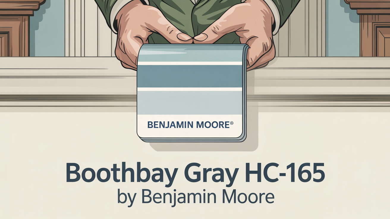 Boothbay Gray HC-165 by Benjamin Moore