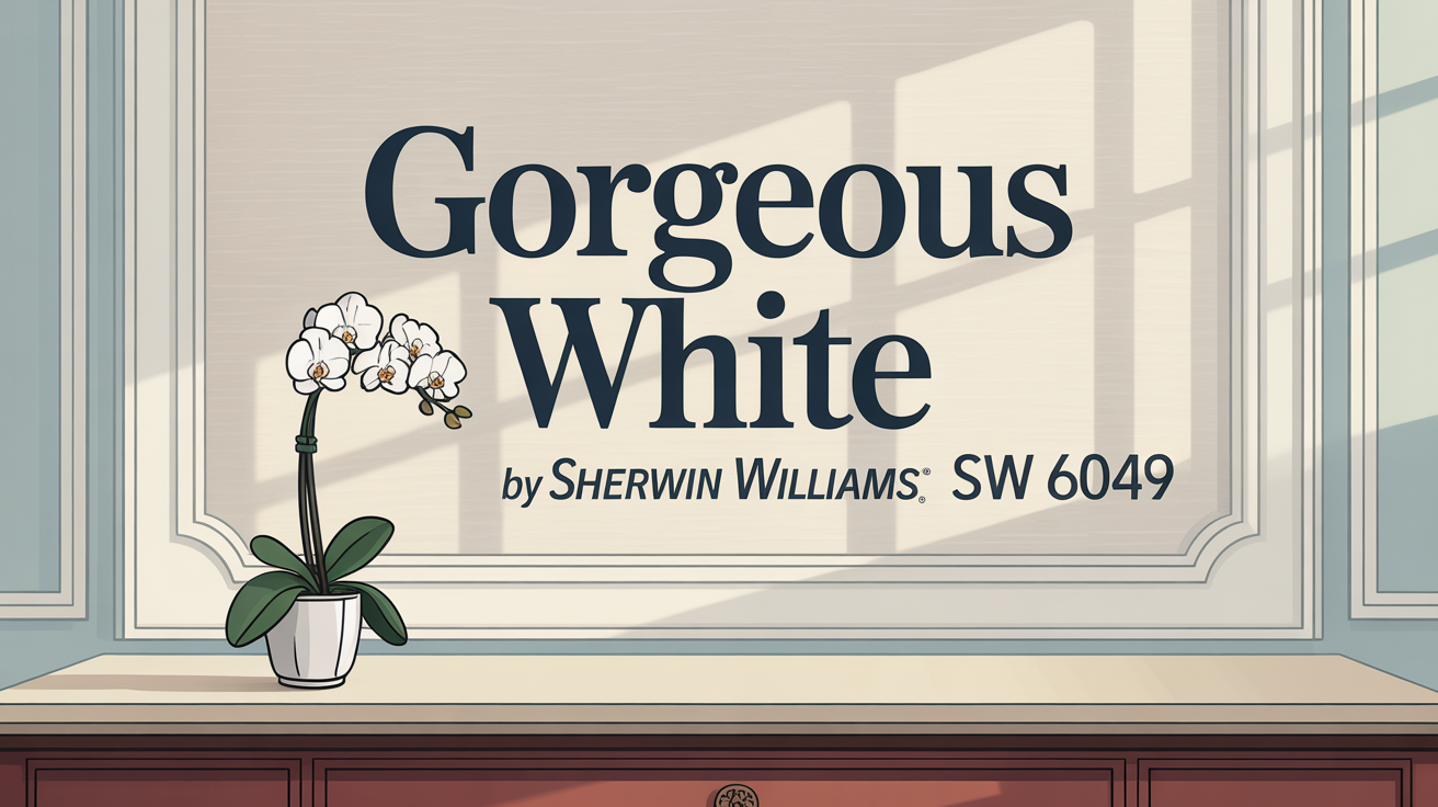 Gorgeous White SW 6049 by Sherwin Williams