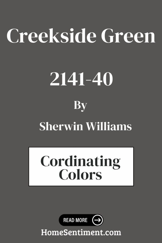 Creekside Green Color