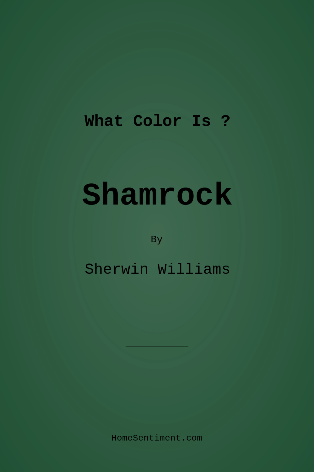 Shamrock SW 6454 by Sherwin Williams