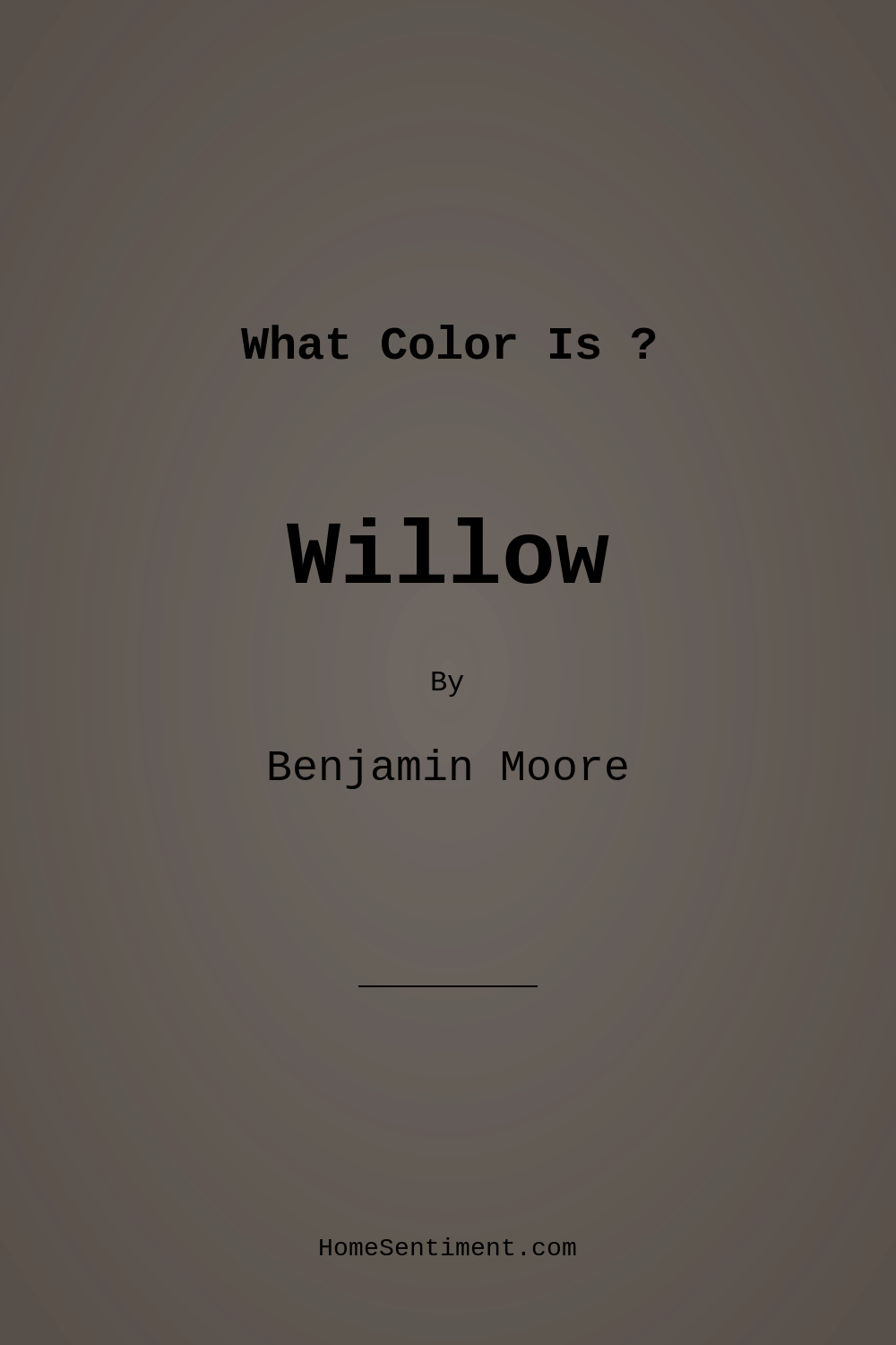 Willow CC-542 by Benjamin Moore