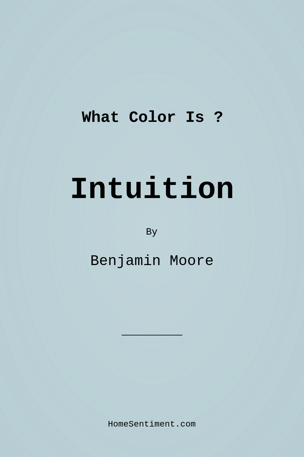 Intuition CSP-610 by Benjamin Moore