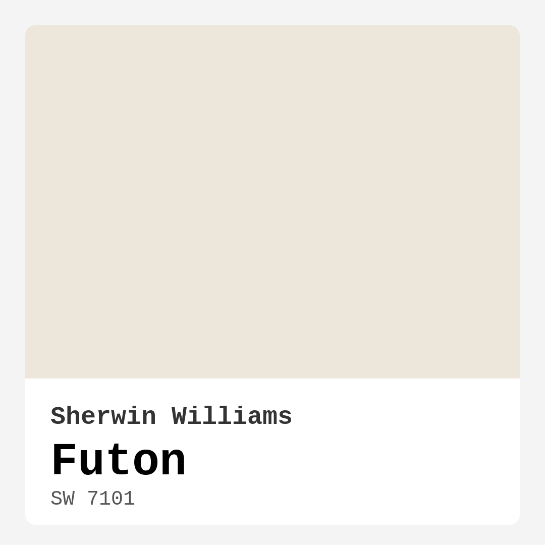 Futon SW 7101 by Sherwin Williams