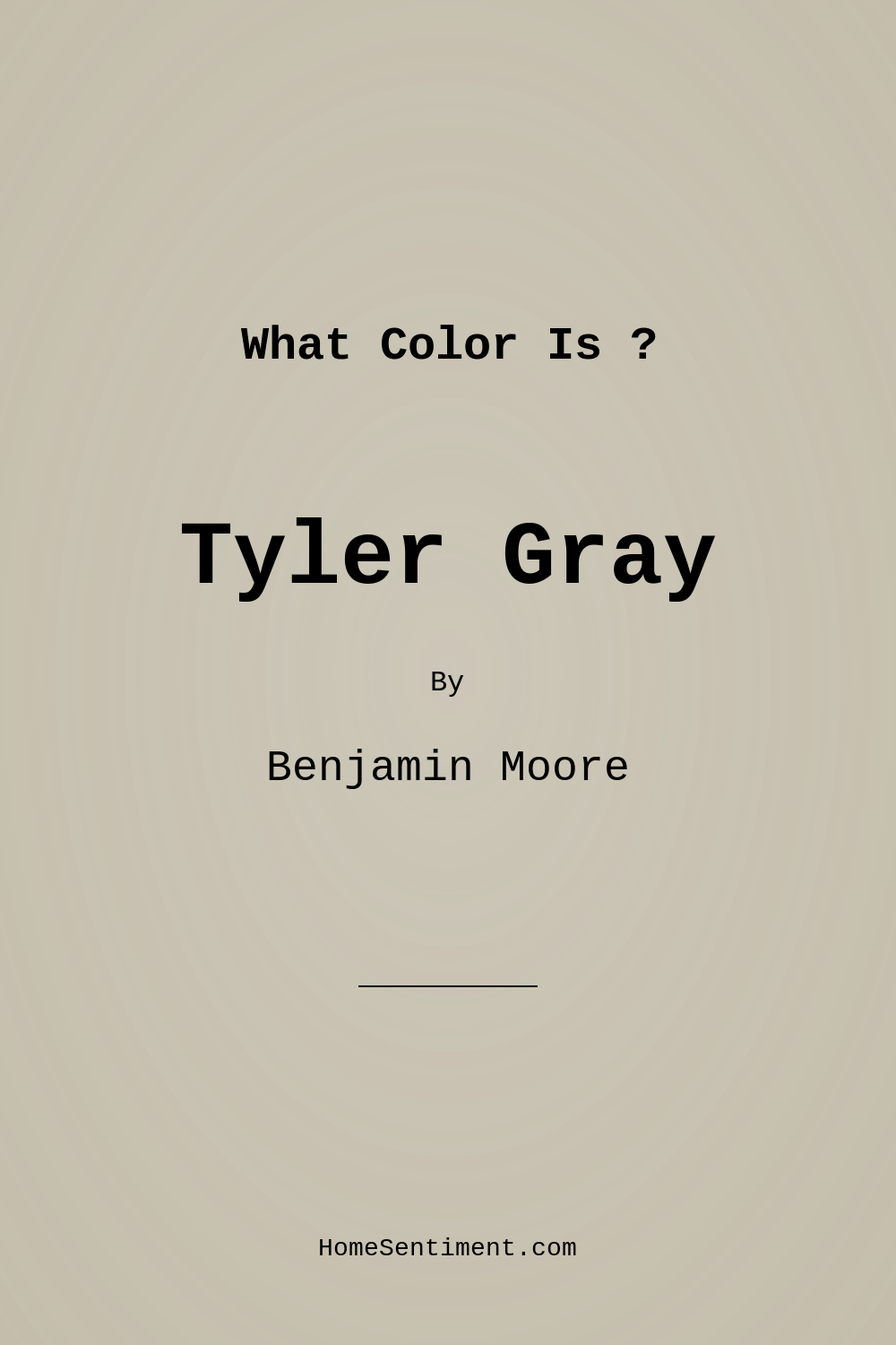 Tyler Gray CW-50 by Benjamin Moore