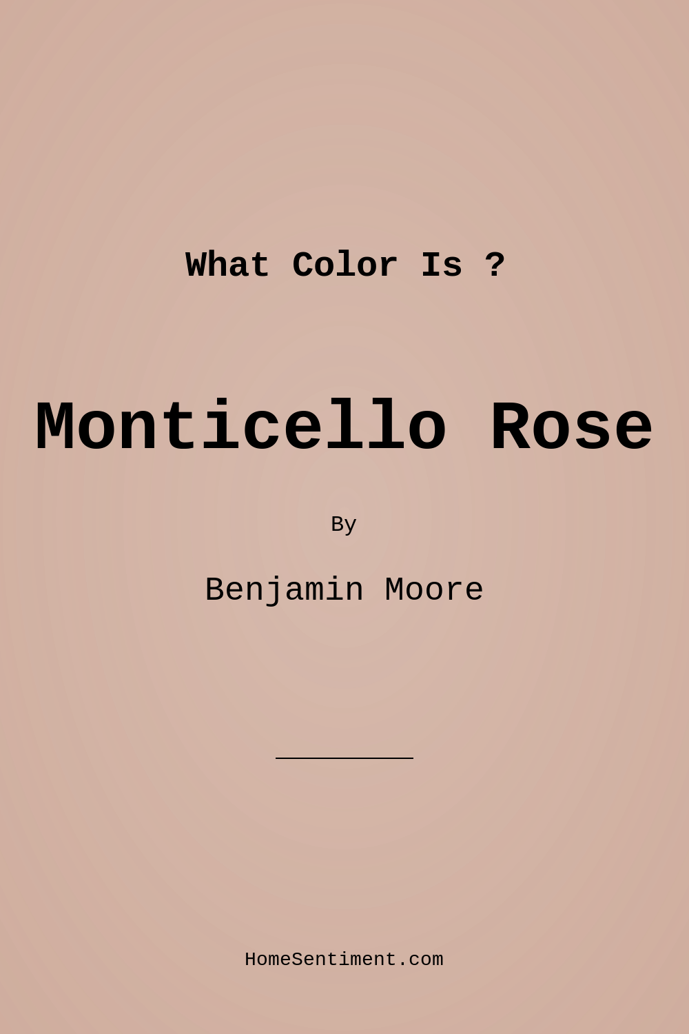 Monticello Rose HC-63 by Benjamin Moore
