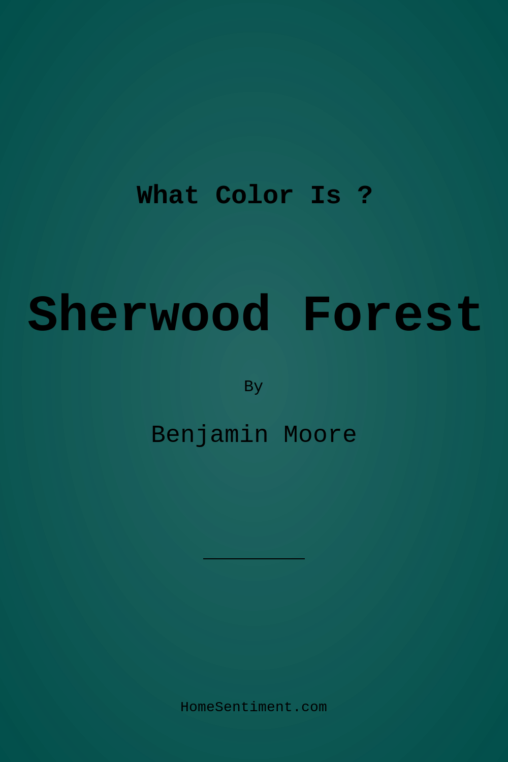 Sherwood Forest 2048-10 by Benjamin Moore