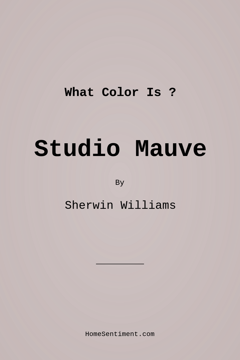 Studio Mauve SW 0062 by Sherwin Williams