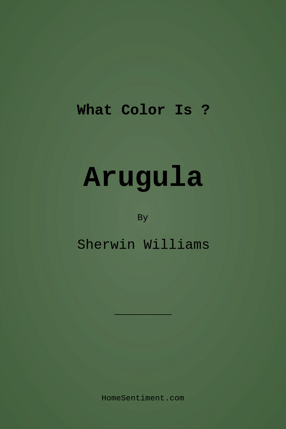 Arugula SW 6446 by Sherwin Williams