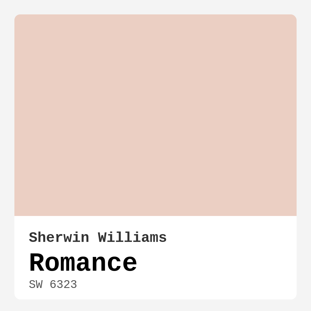 Sherwin Williams Romance SW 6323 Real Images