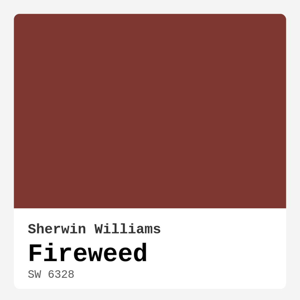 Fireweed SW 6328 by Sherwin Williams