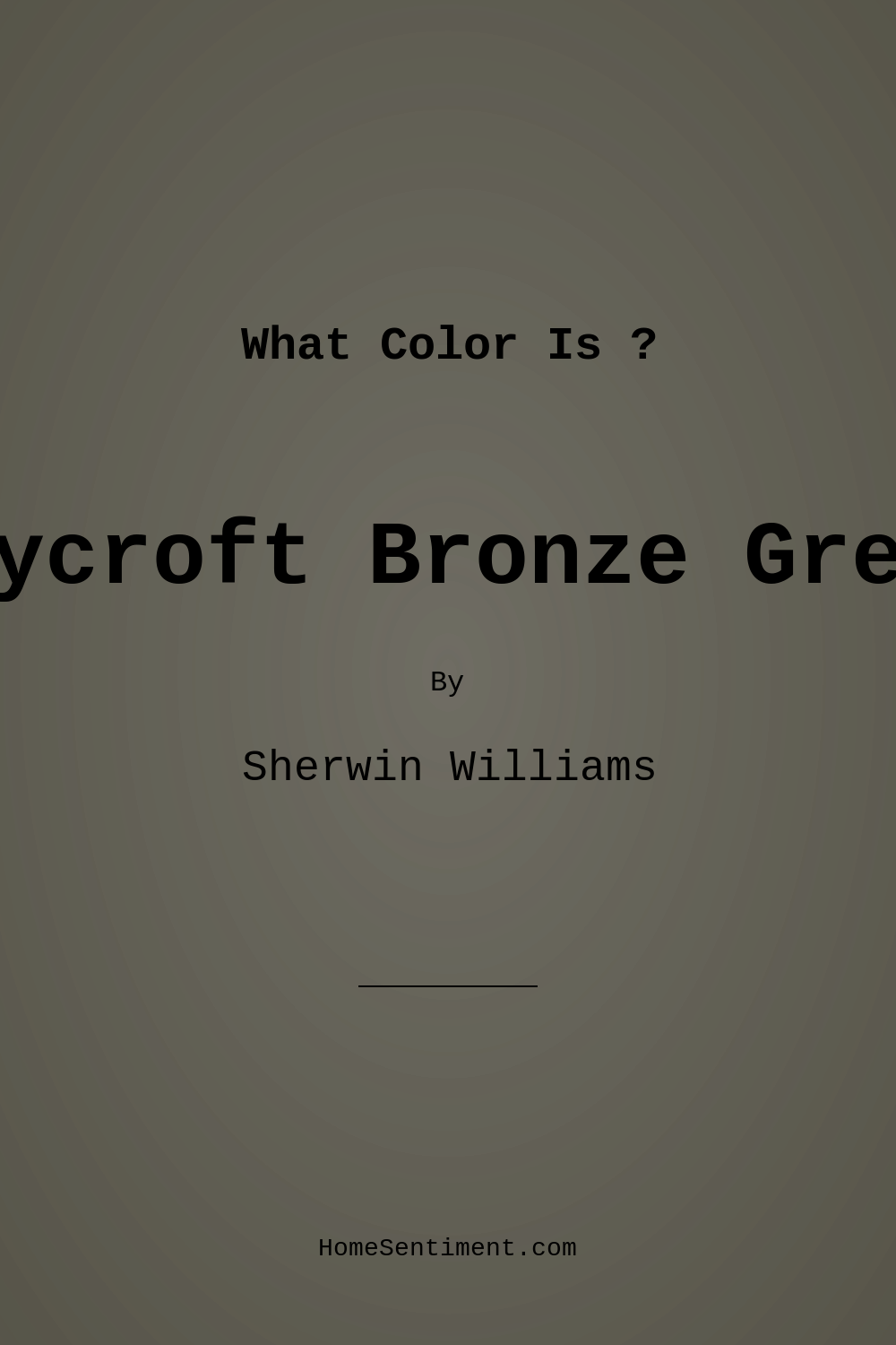 Roycroft Bronze Green SW 2846 by Sherwin Williams