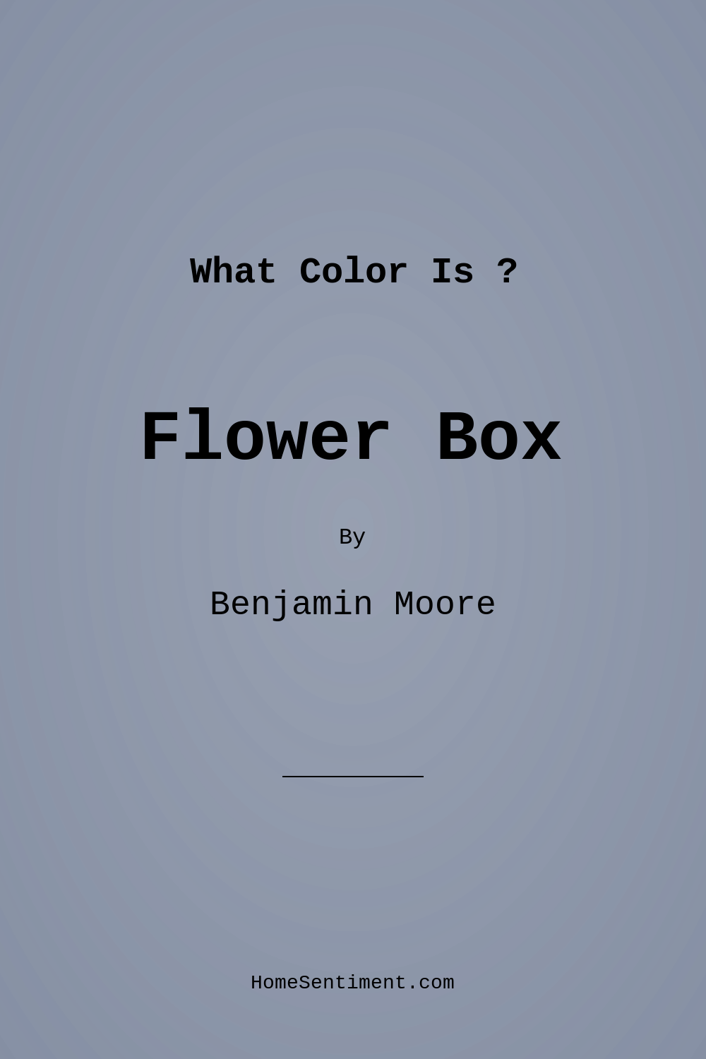 Flower Box CSP-530 by Benjamin Moore