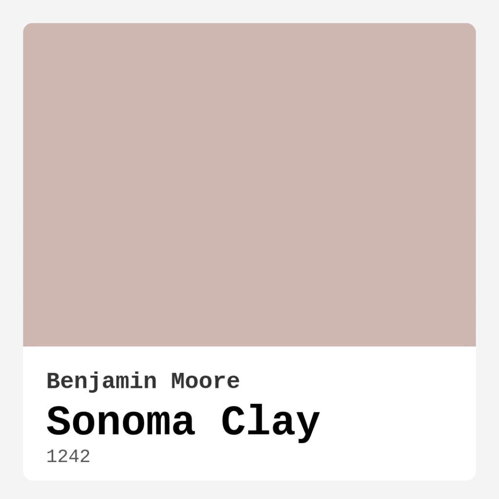 Sonoma Clay 1242 by Benjamin Moore