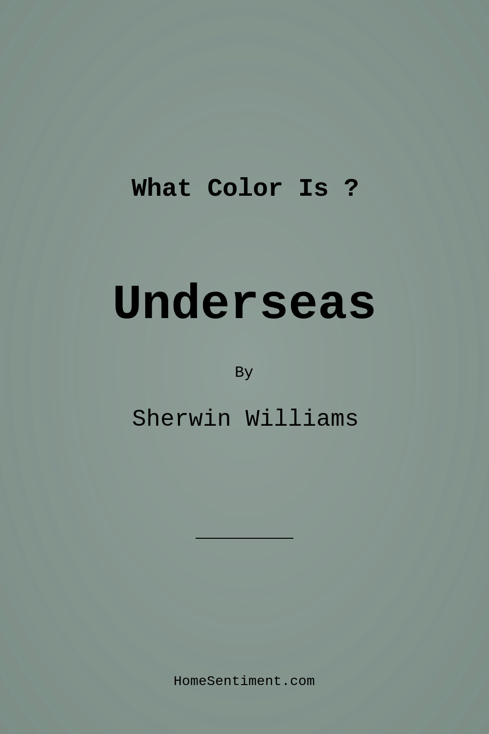 Underseas SW 6214 by Sherwin Williams