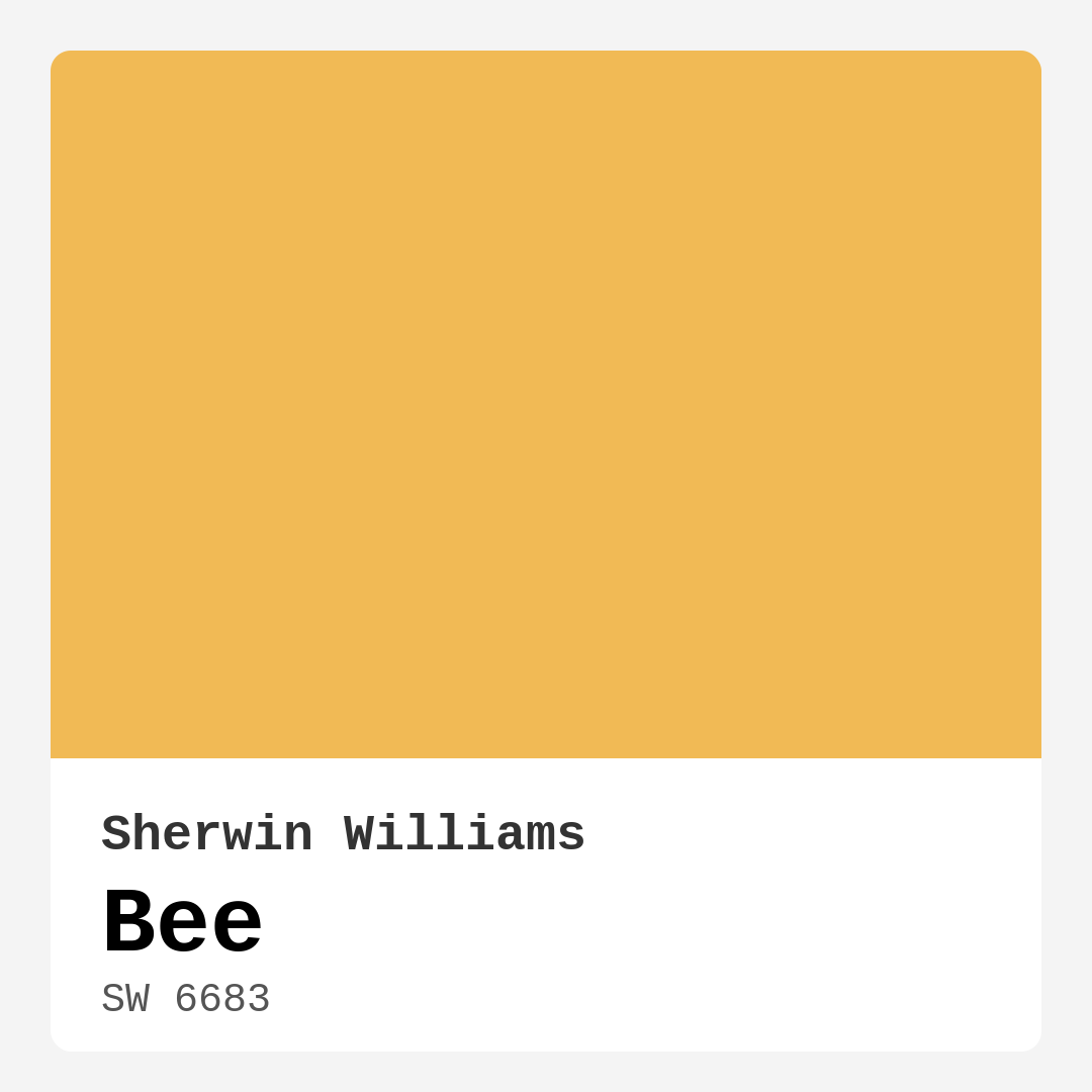Bee SW 6683 by Sherwin Williams