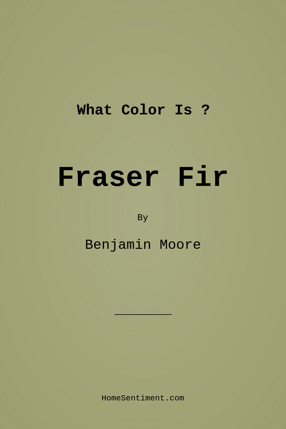 Fraser Fir 503 by Benjamin Moore