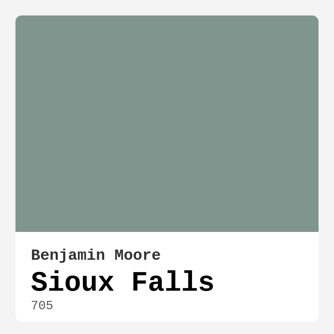 Benjamin Moore Sioux Falls 705 Real Images