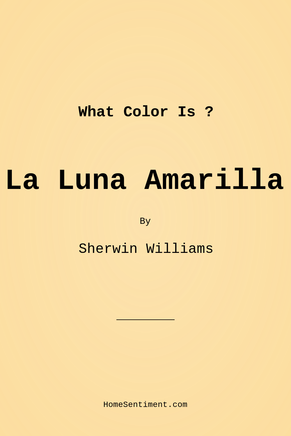 La Luna Amarilla SW 9016 by Sherwin Williams