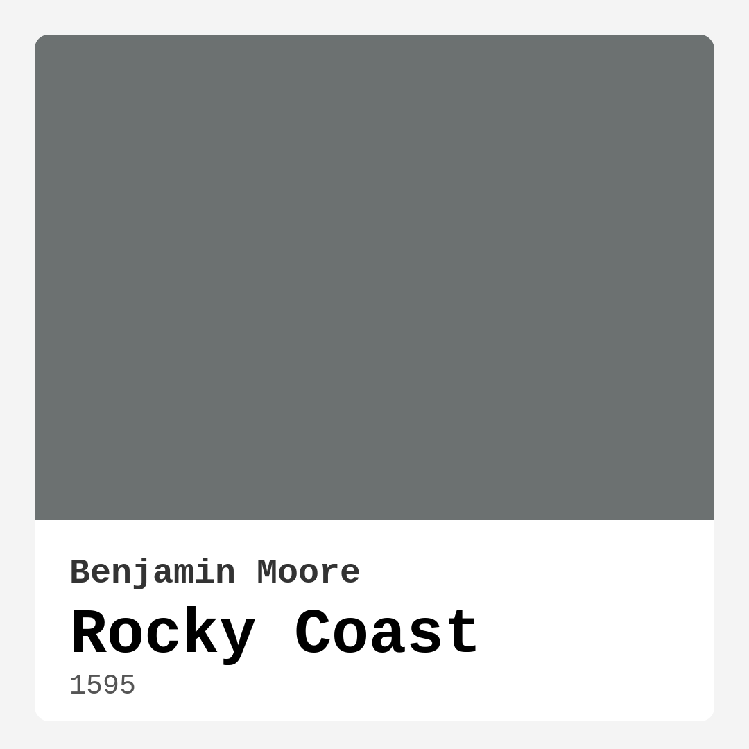 Benjamin Moore Rocky Coast 1595 Real Images
