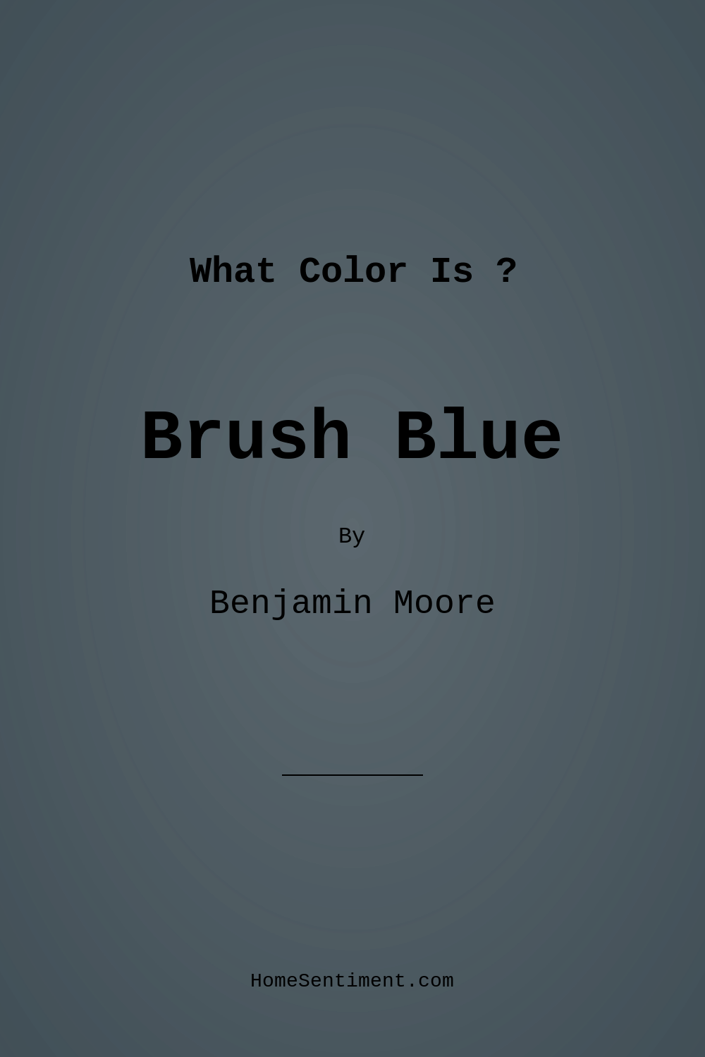 Brush Blue CW-675 by Benjamin Moore