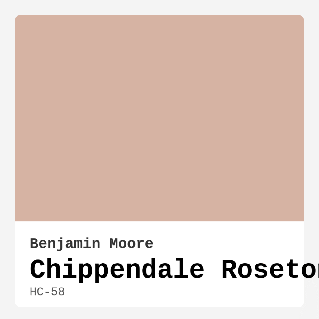 Chippendale Rosetone HC-58 by Benjamin Moore