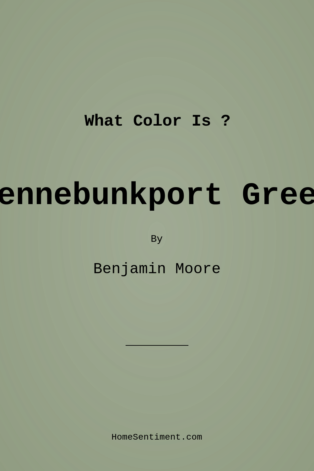 Kennebunkport Green HC-123 by Benjamin Moore