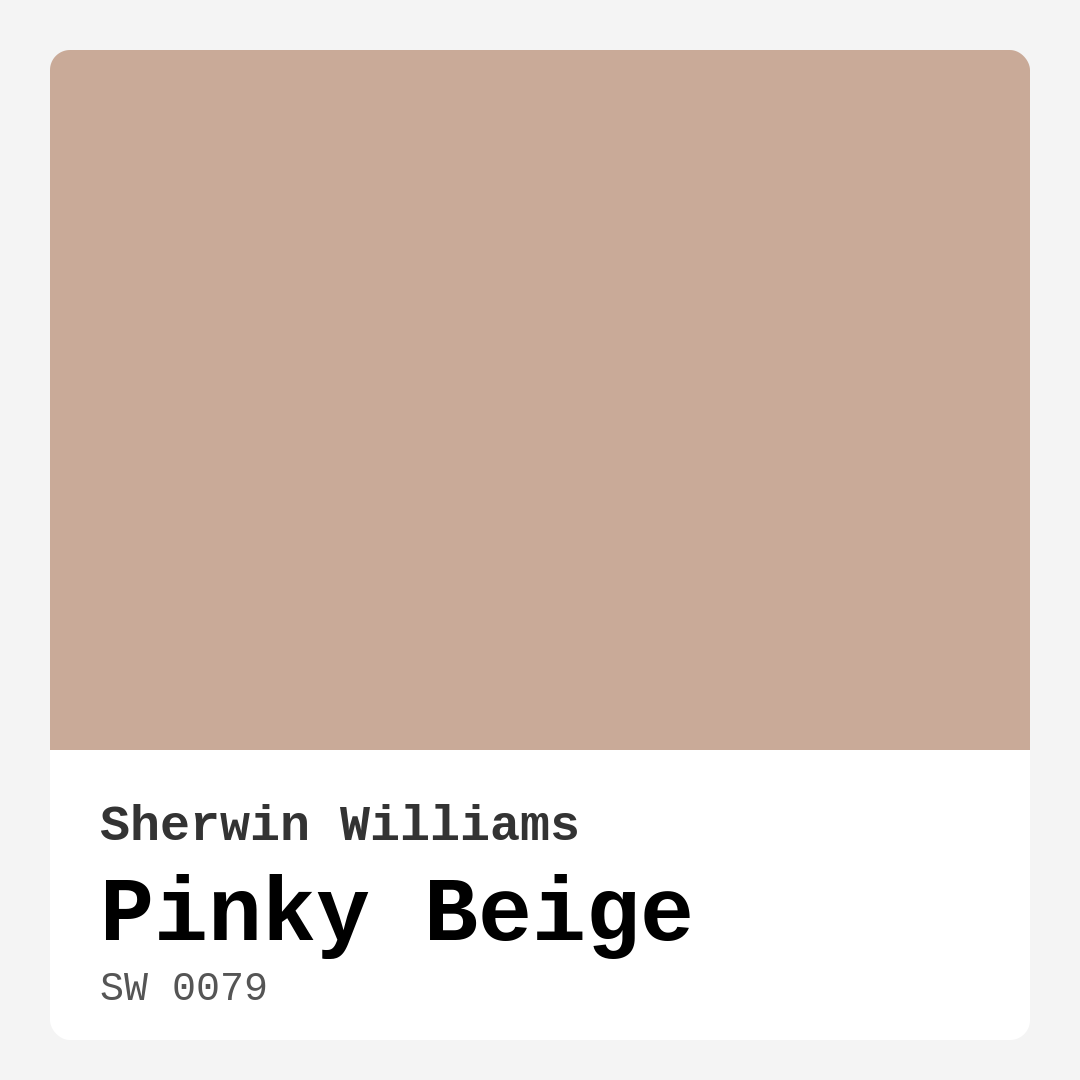 Pinky Beige SW 0079 by Sherwin Williams