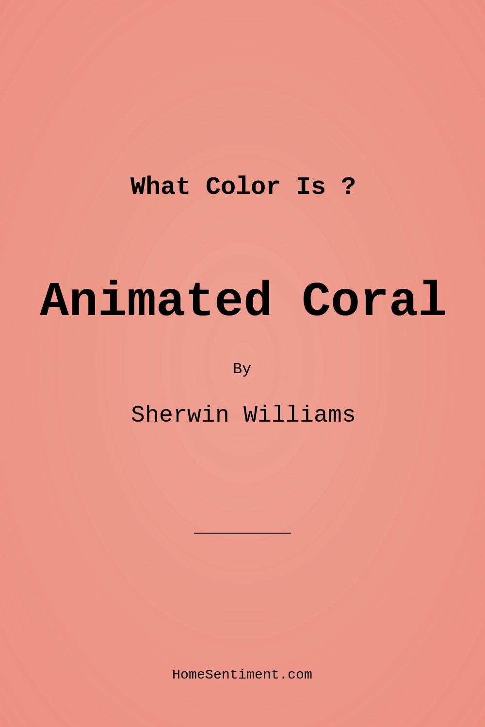 Animated Coral SW 6878 by Sherwin Williams