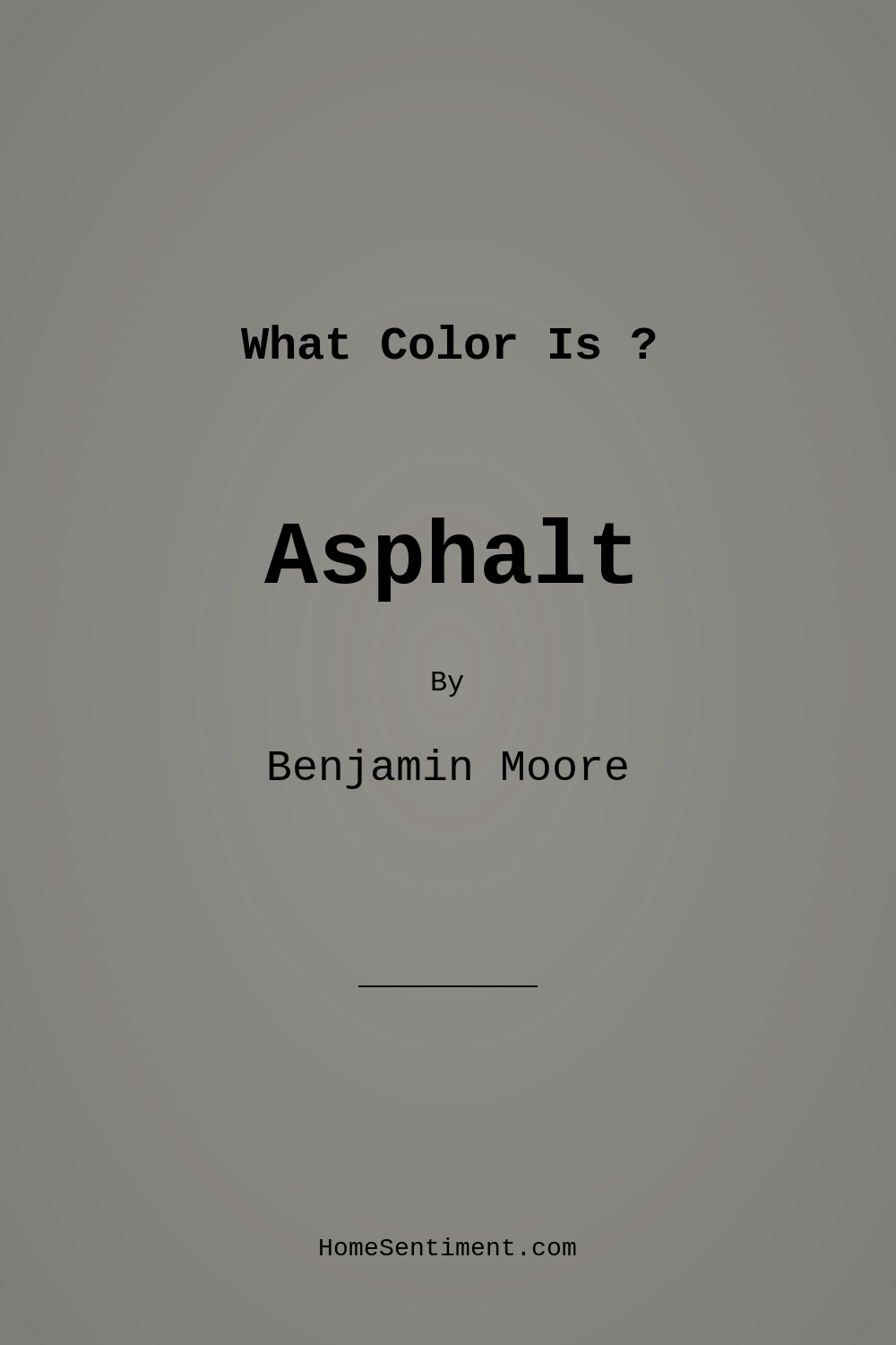 Asphalt CC-548 by Benjamin Moore