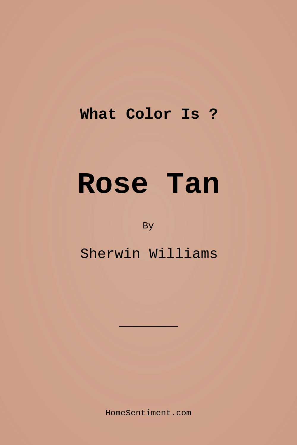 Rose Tan SW 0069 by Sherwin Williams