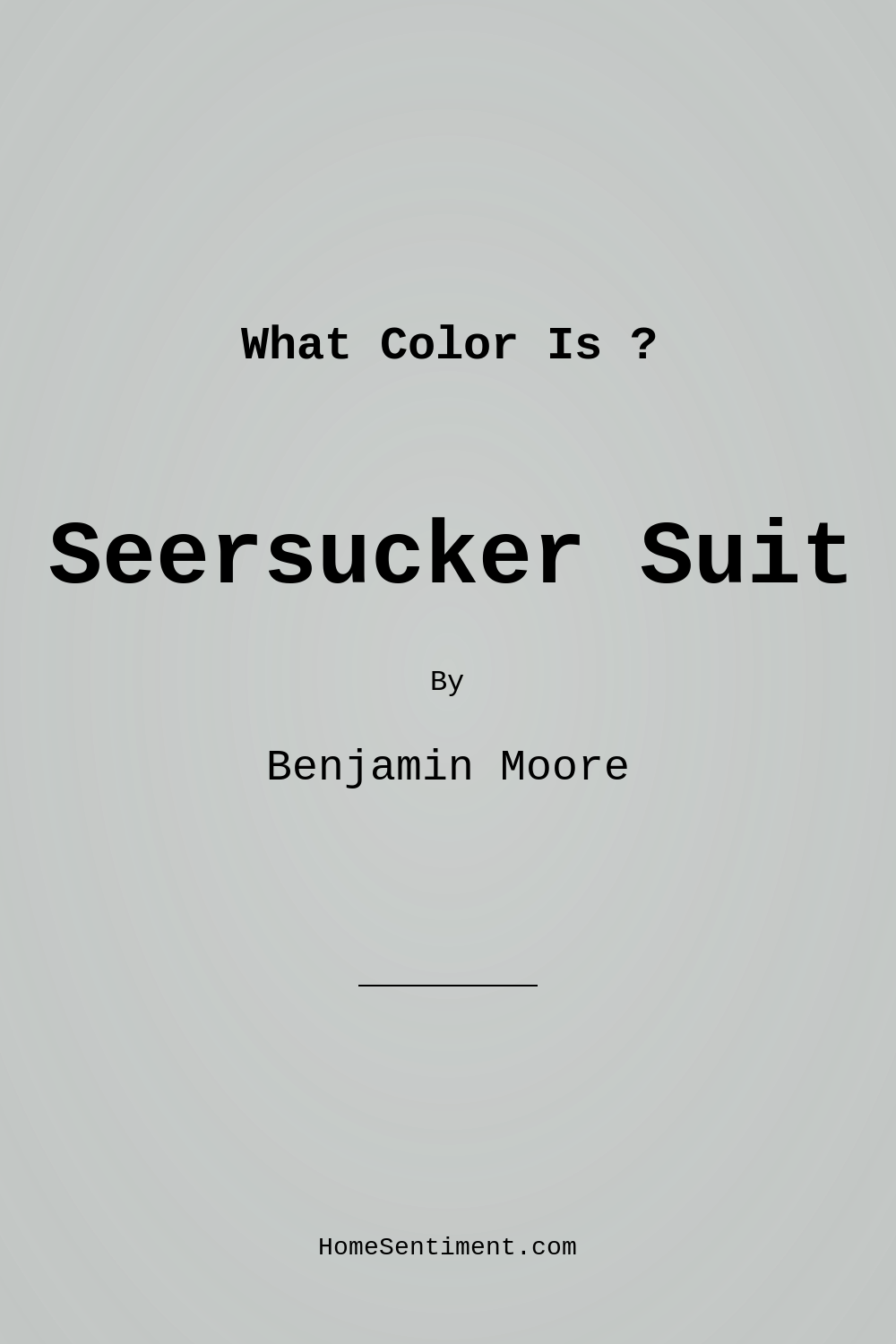 Seersucker Suit CSP-580 by Benjamin Moore
