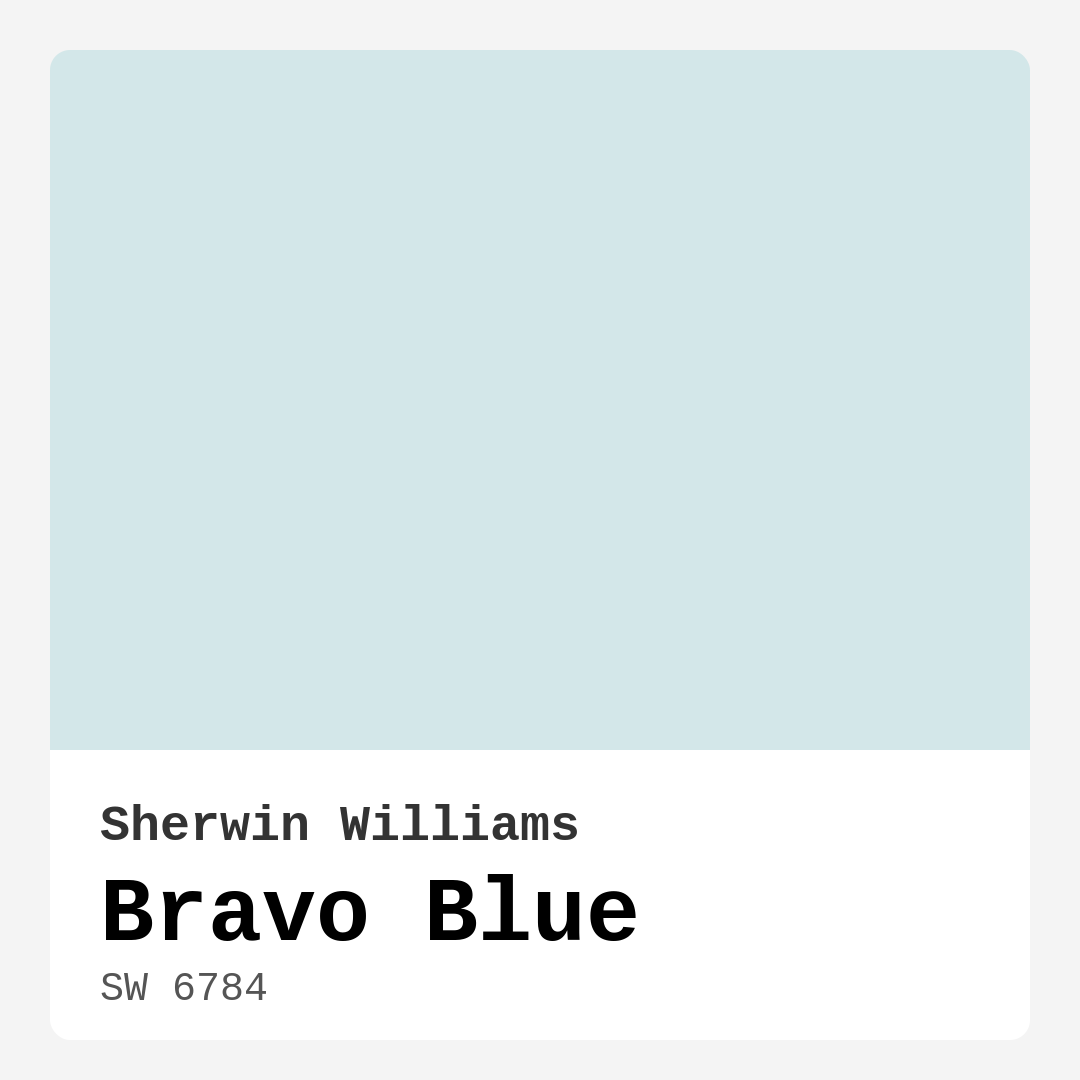 Bravo Blue SW 6784 by Sherwin Williams