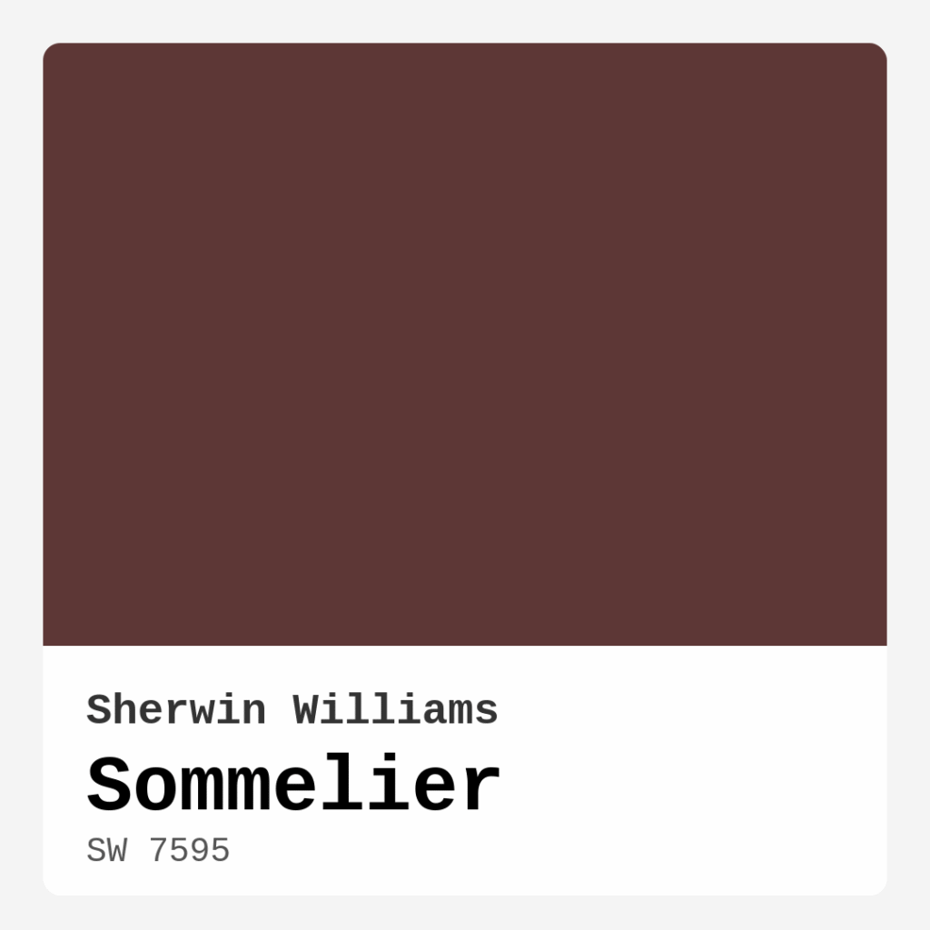 Sommelier SW 7595 by Sherwin Williams