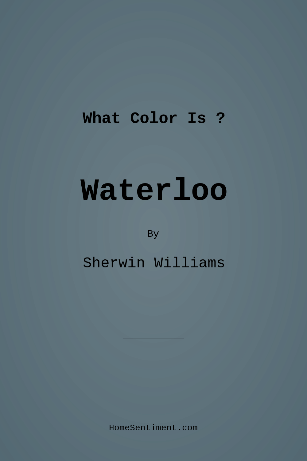 Waterloo SW 9141 by Sherwin Williams