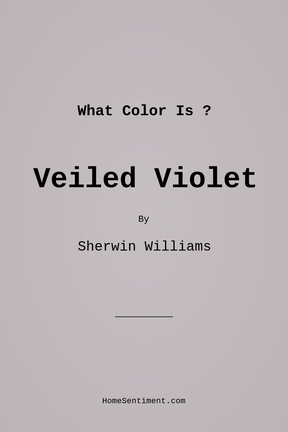 Veiled Violet SW 6268 by Sherwin Williams