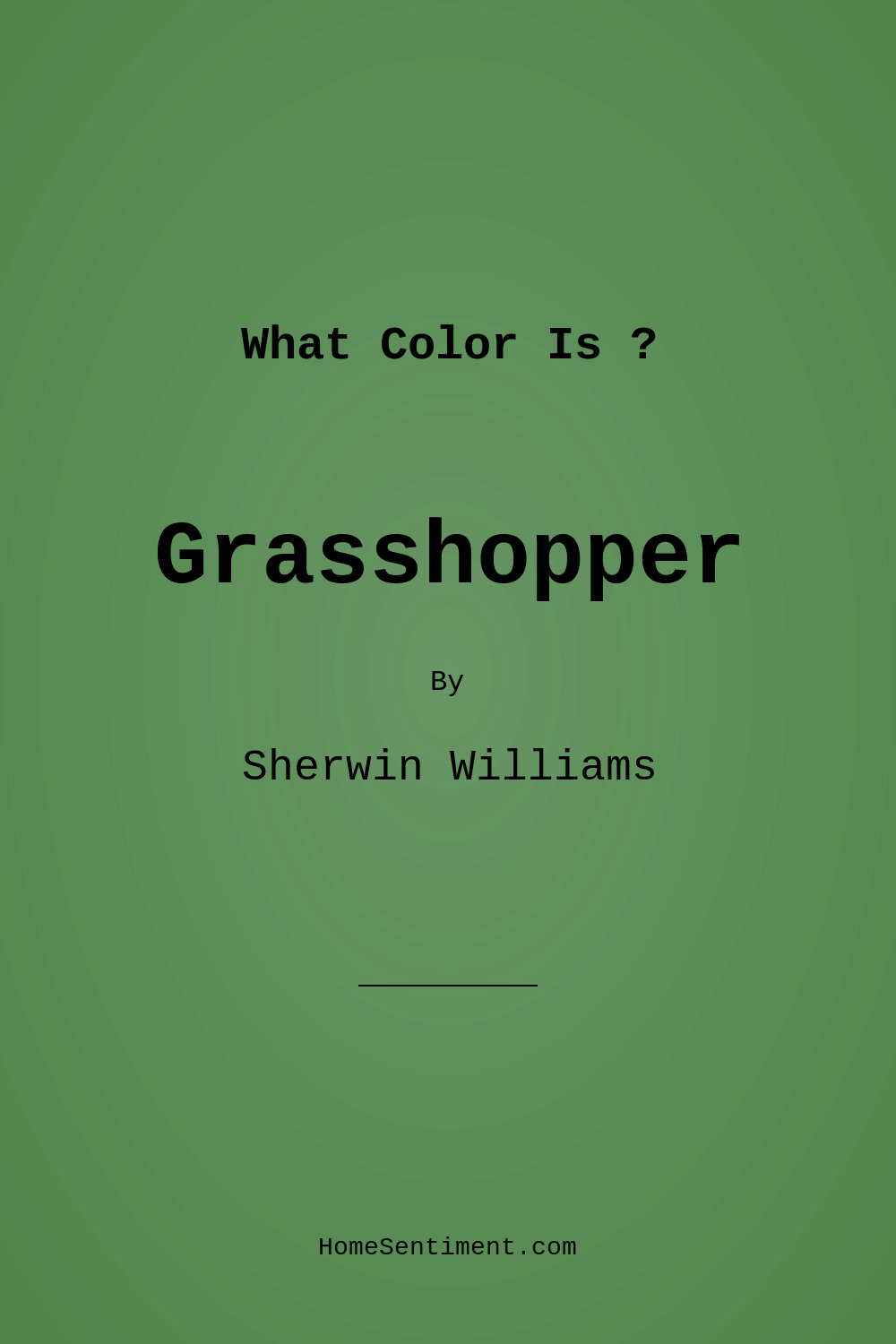 Grasshopper SW 6733 by Sherwin Williams
