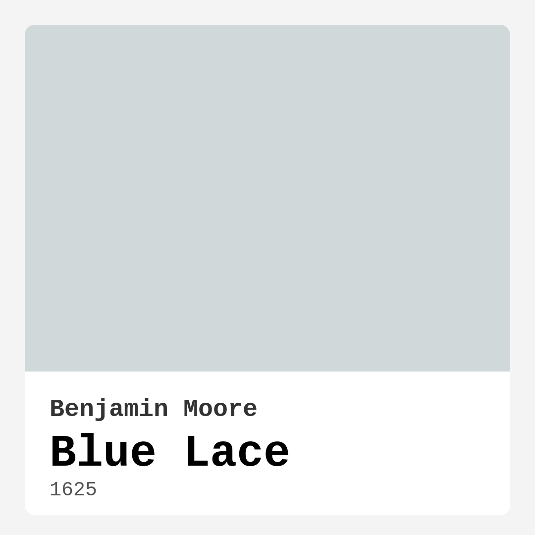 Benjamin Moore Blue Lace 1625 Real Images