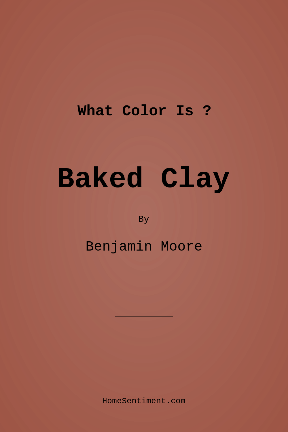 Baked Clay 35 by Benjamin Moore