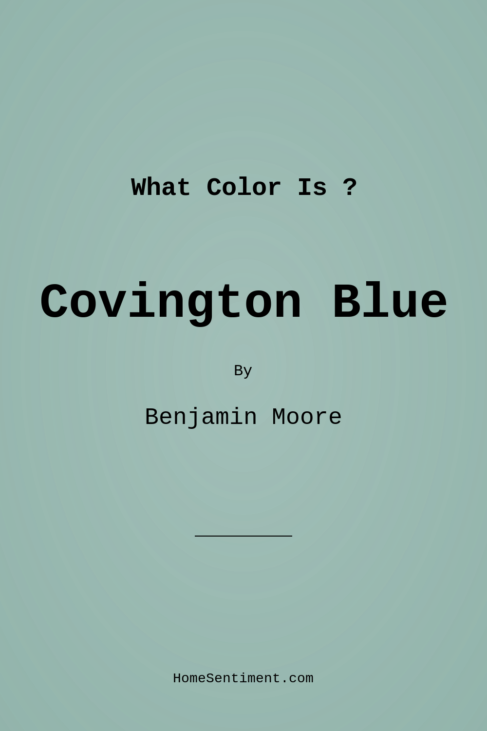 Covington Blue HC-138 by Benjamin Moore
