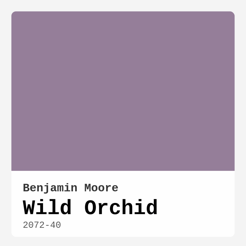 Wild Orchid 2072-40 by Benjamin Moore