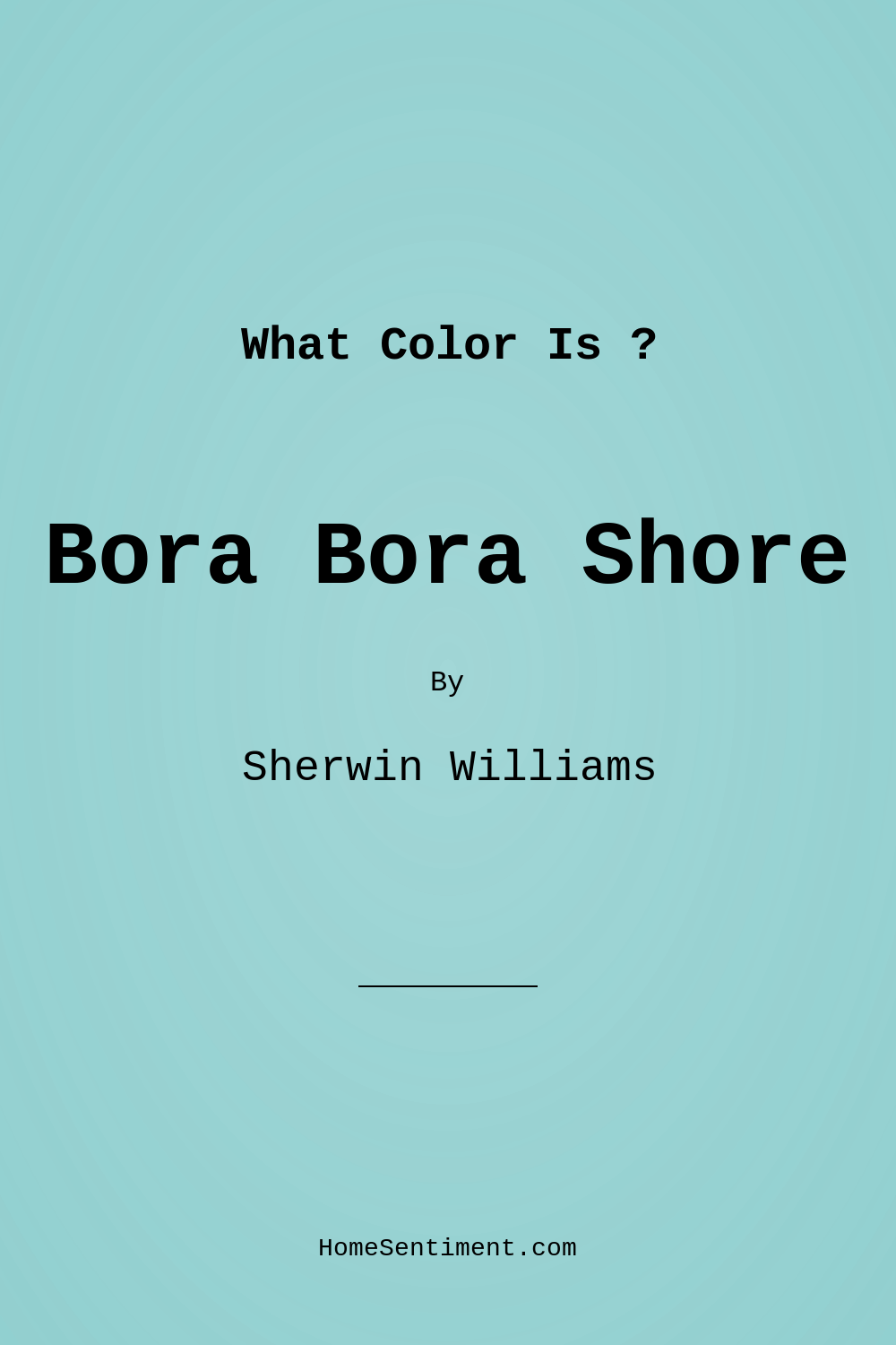 Bora Bora Shore SW 9045 by Sherwin Williams