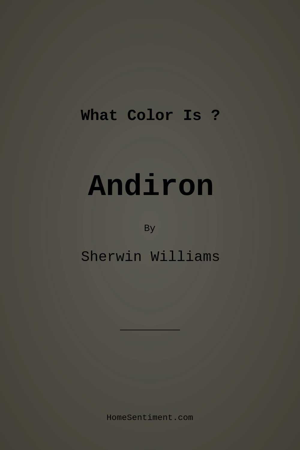 Andiron SW 6174 by Sherwin Williams