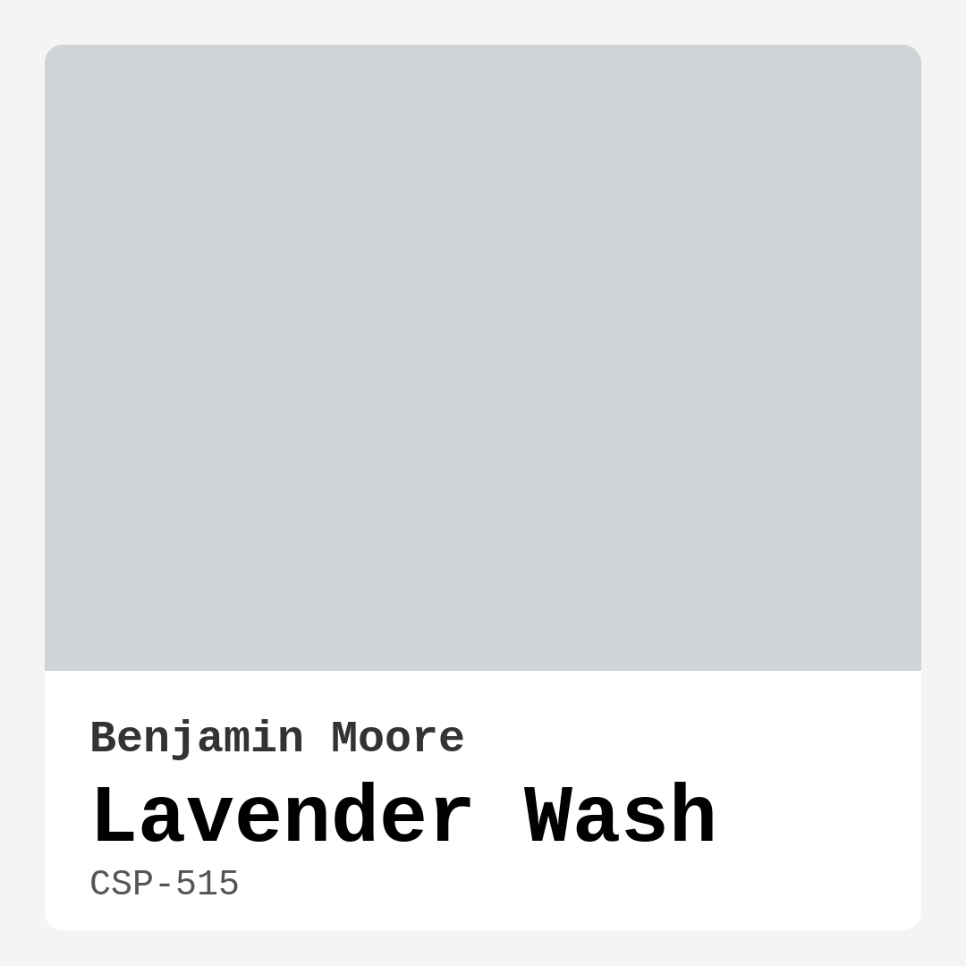 Benjamin Moore Lavender Wash CSP-515 Real Images