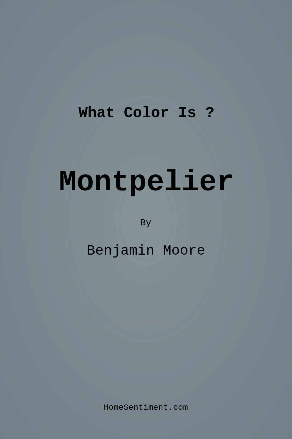 Montpelier AF-555 by Benjamin Moore