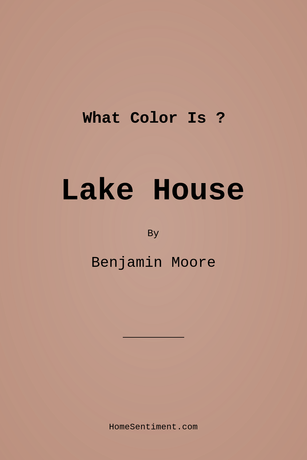 Lake House 1175 by Benjamin Moore