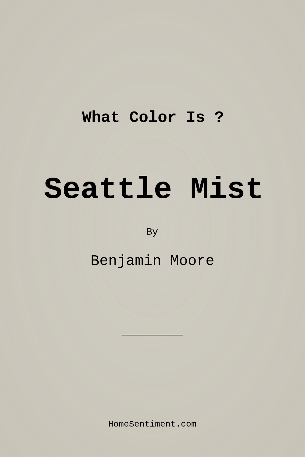 Seattle Mist 1535 by Benjamin Moore