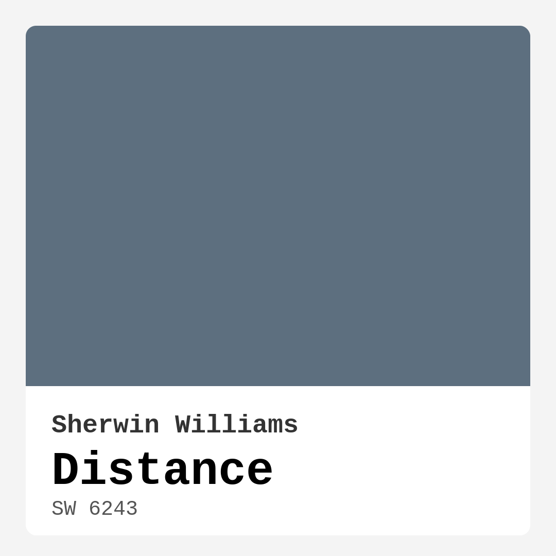 Distance SW 6243 by Sherwin Williams