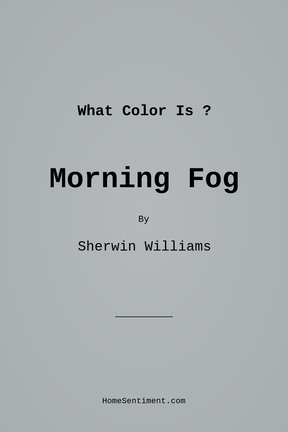 Morning Fog SW 6255 by Sherwin Williams